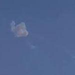 কাতারে ইরানি মিসাইল প্রতিহতের দৃশ্য।