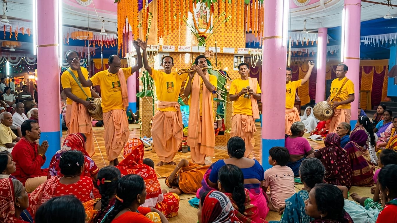 কুমারখালীর ধলনগর শুরু হয়েছে মহা নামযজ্ঞানুষ্ঠান ও গ্রামীণ মেলা
