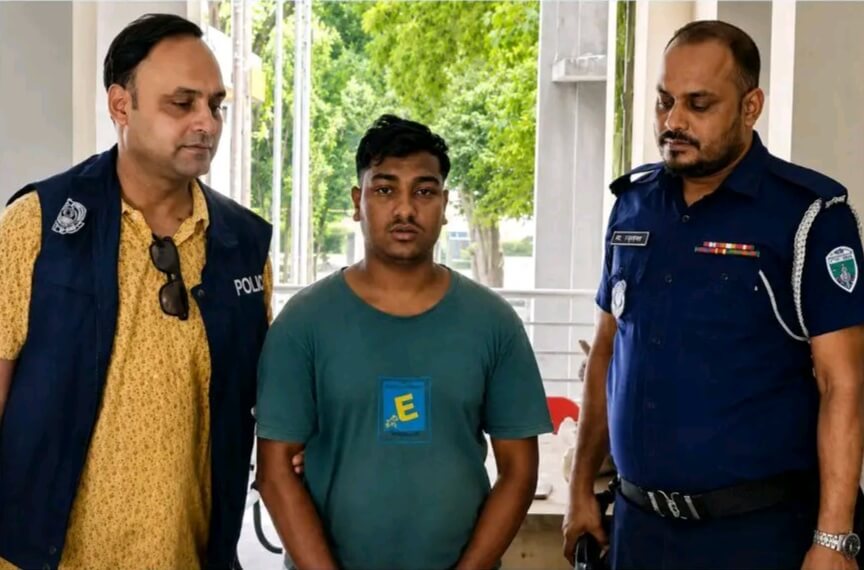 নাসিরনগরে মাদক ব্যবসায়ীকে আটক করে প্রশাসনের হাতে তুলে দিল এলাকাবাসী, ভ্রাম্যমাণ আদালতে ১৮ মাসের কারাদণ্ড