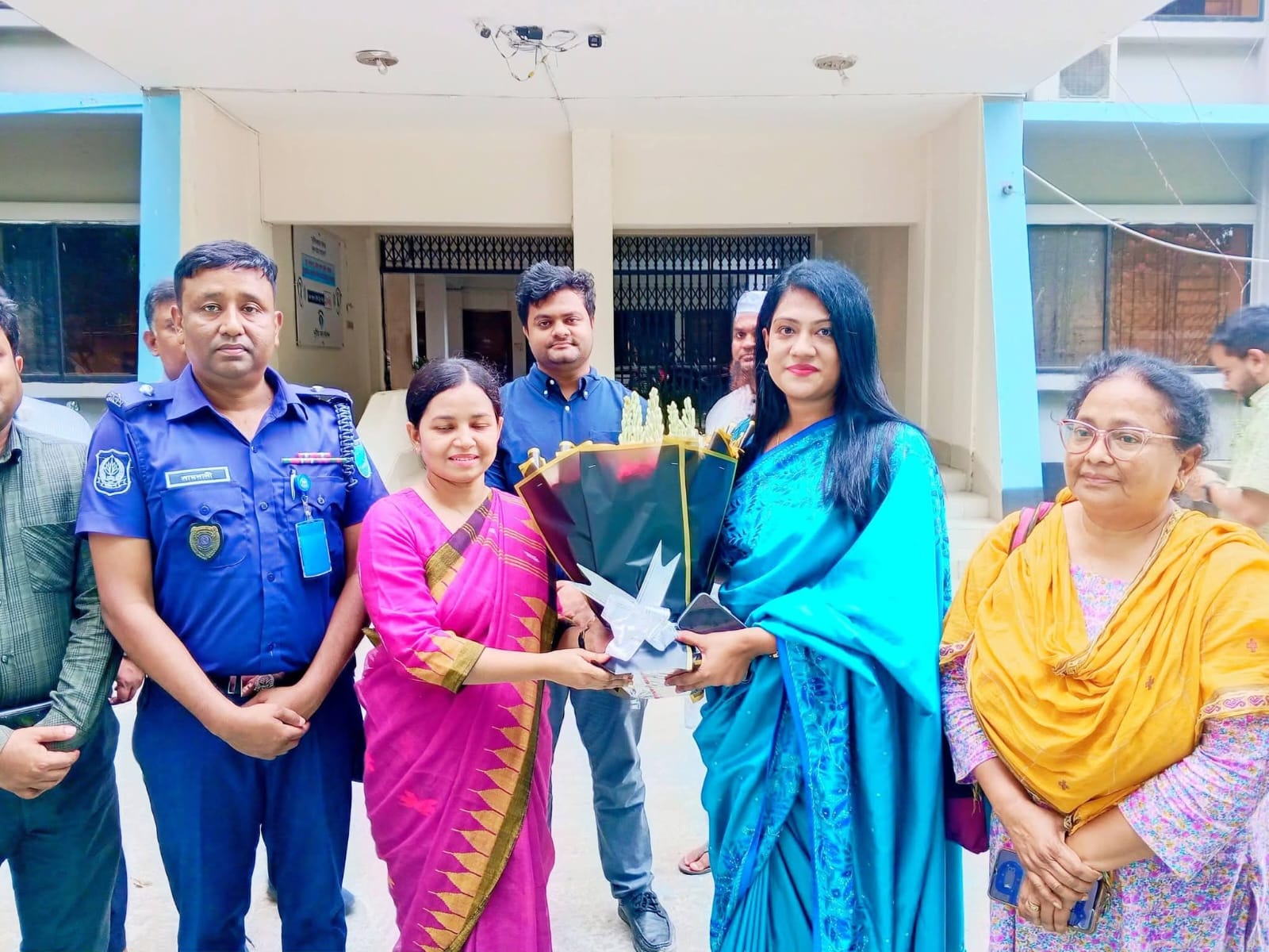ফরিদপুরের নগরকান্দায় নবাগত ইউএনও রেজওয়ানা আফরিনের যোগদান