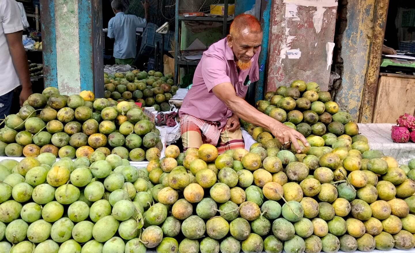 মধু মাসের ফলে ভরে গেছে বগুড়া মহানগর
