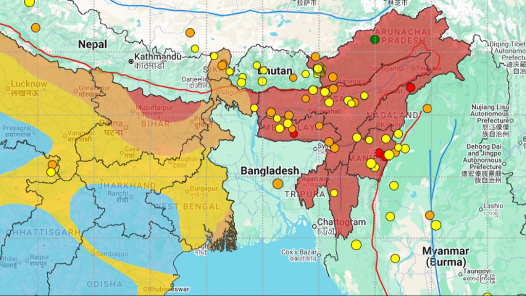 এক ঘণ্টার ব্যবধানে তিন ভূমিকম্প, সবগুলো বাংলাদেশের আশপাশে