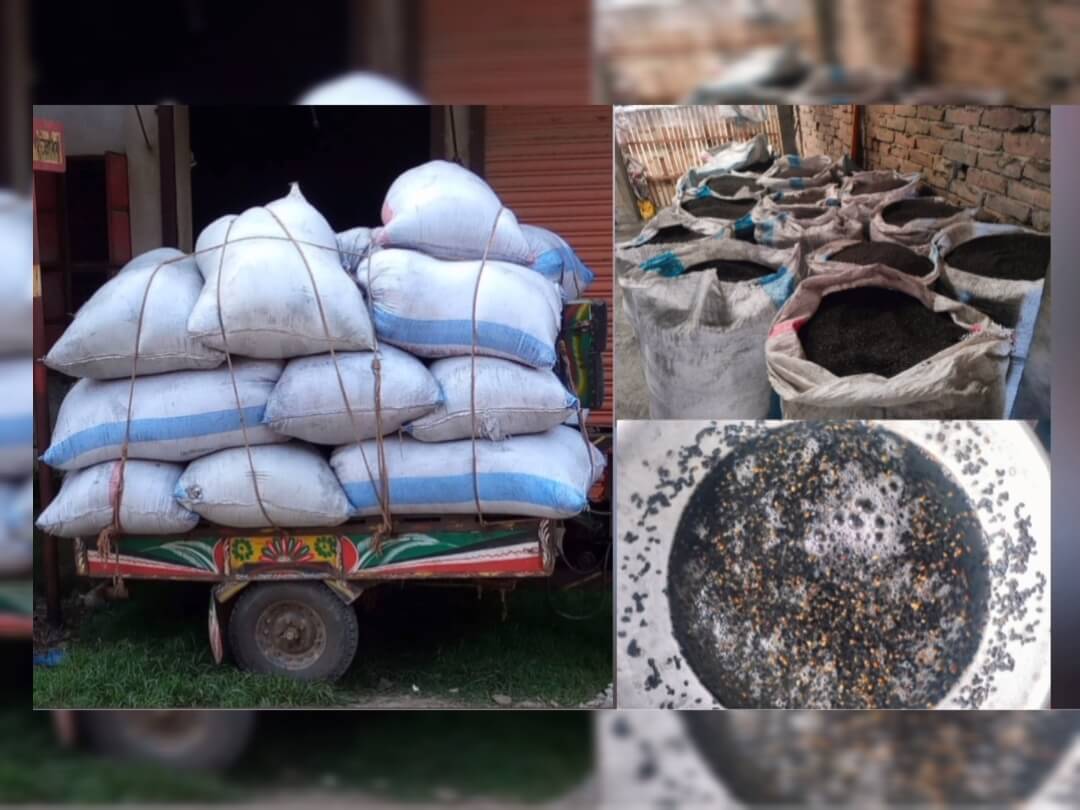 রং মিশিয়ে লাল তিল কে কালো করায় দুই ব্যবসায়ী কে ৩ লক্ষ টাকা জরিমানা